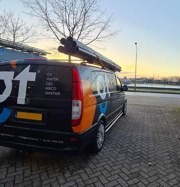 Werkbus van GT Installatie uit Venlo